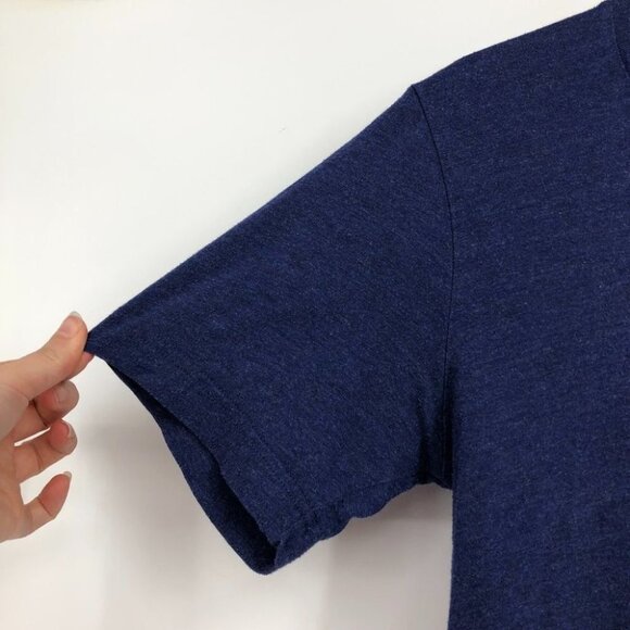 Tentree 10 Tree navy blue mustard yellow logo graphic logo SP - Picture 8 of 14